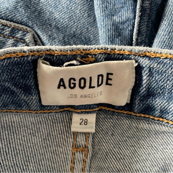 Agolde High Rise Denim Jeans Size 28 - Picture 6 of 8
